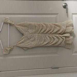 Papaya Dress Size Medium Color Cream Floral NWT